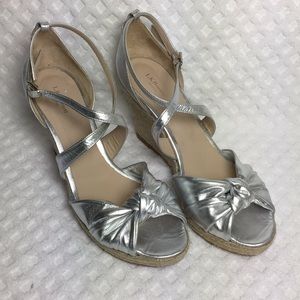 L.K. Bennett Wedge Spadrille Size 10